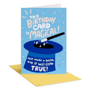 Carlton Cards Humorous Birthday Card for Anyone Magical Wish - 1 of 3
