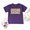 The Juniper Shop Chasing Sunshine Block Distressed Toddler Short Sleeve Tee - 2 of 4