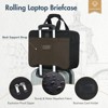 Rolling Laptop Bag - Laptop Briefcase on Wheels Fits Up to 15 Inch Water Resistant - 2 of 4