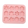 Unique Bargains Chocolate Mould 12-Cavity Sunflower Tulip Floral Candy Mould Hand Wash 6.06"x5.04"x0.55" 1 Pc - 3 of 4