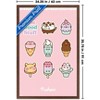 Trends International Pusheen: Ice Cream - The Good Stuff Grid Framed Wall Poster Prints - 3 of 4