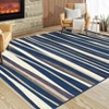 Modern Flannel Area Rug with Tree Branch Print, Washable, Non-Slip, Foldable Runner for Hallway or Kitchen - 3 of 4