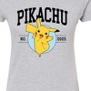 Women's - Pokémon - Pikachu Collegiate Fitted Graphic T-Shirt - 2 of 3