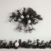 Northlight 9' X 6 Pre-lit Decorated Black Pine Artificial Christmas Garland,  Cool White Led Lights : Target