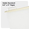 U Brands 5ct Frosted Poly Hanging File Folder with Gold Rods - 4 of 4