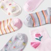 Girls' 6pk 'Tulip' Super Soft Ankle Socks - Cat & Jack™ - 3 of 3