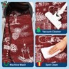 Christmas Tree Area Rugs, Non-Slip Machine Washable Holiday Carpet for Kitchen Hallway - 4 of 4