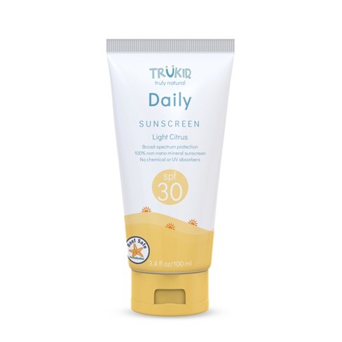 Trukid Daily Spf 30+ Sunscreen 3.4oz : Target