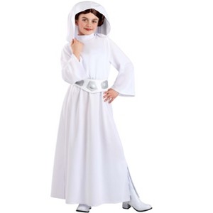 HalloweenCostumes.com M  Girl  Kid's Premium Star Wars Princess Leia Costume | Star Wars Costumes, - 1 of 4