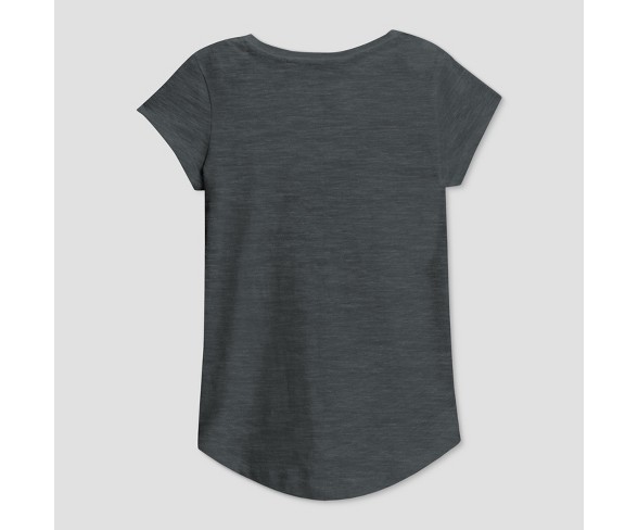 Girls' NSYNC Short Sleeve T-Shirt - Charcoal Gray XS