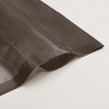Kate Aurora 2 Piece Rod Pocket Autumn Brown Sheer Window Curtain Panels For Small Windows - 45 in. Long - 2 of 3
