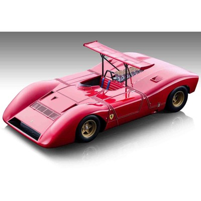 Ferrari 612 Can-Am Rosso Corsa Red "Press Version" (1968) "Mythos Series" Limited Ed to 100 pcs 1/18 Model Car by Tecnomodel