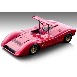 Ferrari 612 Can-Am Rosso Corsa Red "Press Version" (1968) "Mythos Series" Limited Ed to 100 pcs 1/18 Model Car by Tecnomodel - 1 of 3