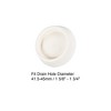 Unique Bargains Rubber Durable Hanging Ring Kitchen Drain Stopper 3 Pcs - 4 of 4