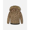 Deux par Deux Girl Two-Piece Play Snowsuit with Animal Print Jacket Black - 4 of 4