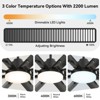 Smart Ceiling Fans With Remote & APP Control 3CCT LED Reversible DC Motor Dimmable Timing 6 Speed Modern Large Indoor Outdoor Ceiling Fan - 4 of 4