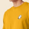 Dalix Ghost Embroidered Long Sleeve Tee Lightweight Soft Cotton Shirt Mens - 4 of 4