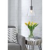 Signature Design by Ashley Collbrook Finish Glass Pendant Clear/Black : Modern Kitchen Lighting, UL Listed, E26 Socket - 2 of 4