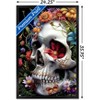 Trends International r3darch0n - Bloom of the Departed Skull Framed Wall Poster Prints - 3 of 4