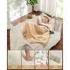 Giant Living Room Couch, Large Oversized Bean Bag Chair Sofa Indoor Bedroom Furniture, Foam Filled Faux Fur Beanbag Couch Floor Loveseat - 4 of 4