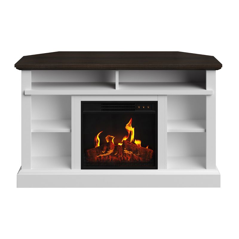 Northwest Freestanding Electric Fireplace with Mantel and Remote, 1 of 13