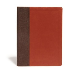 CSB Life Essentials Study Bible, Brown Leathertouch - by  Gene A Getz & Csb Bibles by Holman (Leather Bound) - 1 of 1