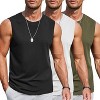 COOFANDY Mens Workout Tank Tops Cotton 3 Pack Soft Gym Muscle Shirt Sleeveless Classic T Shirts - 2 of 4