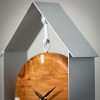 Sullivans Metal Framed House Desk Clock 13"H Brown - 2 of 4