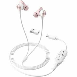 Logitech Zone Wired Earbuds - Stereo - Mini-phone (3.5mm), USB Type A, USB Type C - Wired - 16 Ohm - 20 Hz - 16 kHz - Earbud - Binaural - In-ear - 1 of 4