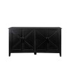 59" Sideboard Buffet Cabinet with Storage, Vintage Accent Storage Cabinet with 4 Doors, Farmhouse Coffee Bar Cabinets for Kitchen, Hallway, Entryway - 4 of 4