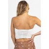 Women's FLIRTY RUFFLED TUBE TOP - day + moon - 4 of 4