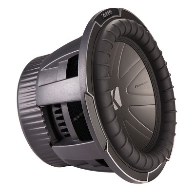 Kicker 42CWQ104 10" CompQ Subwoofer w/ Dual 4-Ohm Voice Coils