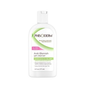 Phisoderm Ph Anti-Blemish Gel Cleanser For Oily Combination And Acne-Prone Skin 6 Fl Oz (177 Ml) - 1 of 4