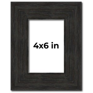 PosterPalooza | Photo Size Contemporary Black Frame - UV Acrylic, Foam Board Backing, Hanging Hardware - 1 of 4