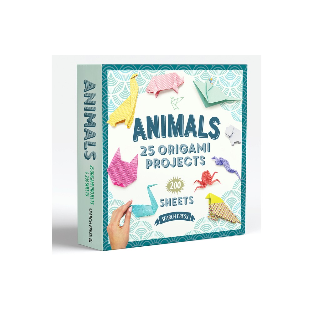 200 Origami Papers Animals - (Origami Papers 200) by Joséphine Cormier (Hardcover)