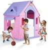 Kids Cottage Playhouse with Door, Mail Slot & Built-In Games – Indoor/Outdoor Pretend Playhouse for Toddlers & Young Children - 4 of 4