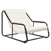 Syemin Patio Chaise Lounges, Outdoor Patio Daybed, Comfy Seat Cushion, Sofa Furniture, for Backyard, Swimming Pool, White, 43.3"*30.3"*29.5" - 4 of 4
