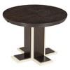VYNXARIA Extendable Dining Table with a 16-inch Middle Leaf, 42-58in Oval Dining Table for 6(Espresso) - 4 of 4