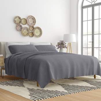 Linen Blend Premium Luxury Solid 4PC Bed Sheets Set - Becky Cameron
