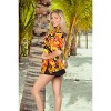 LA LEELA Hawaiian Shirts Womens Casual Summer Beach Blouses Shirt Blouse Short Sleeve Tropical Vacation Tops Shirts Tank Top Women - 4 of 4