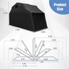 Costway 11.2' x 4.5' x 6.3' Waterproof Motorbike Storage Tent Outdoor Motorcycle Shelter - 3 of 4