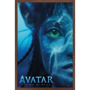 Trends International Avatar: The Way Of Water (2022) - Face One Sheet Framed Wall Poster Prints - 1 of 4
