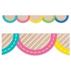 Creative Teaching Press® Krafty Pop Colorful Kraft Jumbo Scallops EZ Border, 48 Feet Per Pack, 3 Packs - 3 of 3