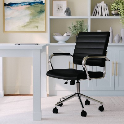 Upholstered Office Swivel Chair - Martha Stewart