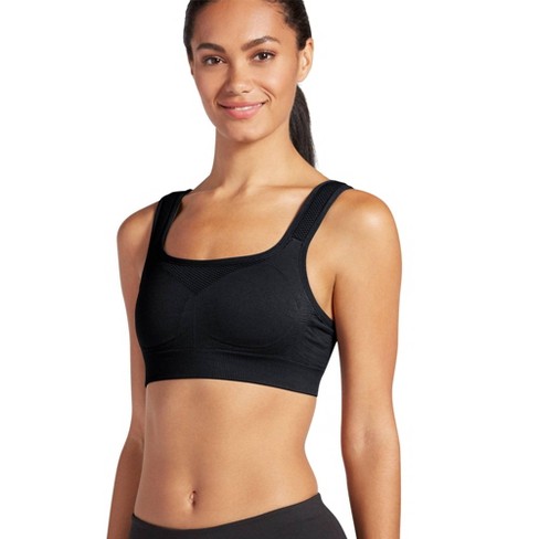Jockey Women's High Impact Seamfree Sports Bra M Black : Target