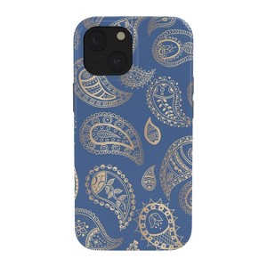Cynthia Haller Classic blue and gold paisley Tough iPhone Case - Society6 - 1 of 1