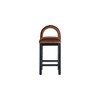 Meridian Furniture,Conrad Cognac Velvet Counter Stool - 3 of 4