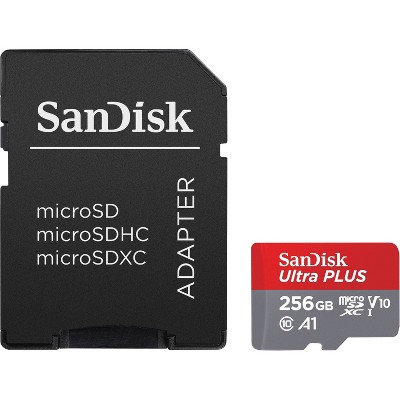 Potential Dense image Sandisk Ultra Plus 256gb Microsd : Target