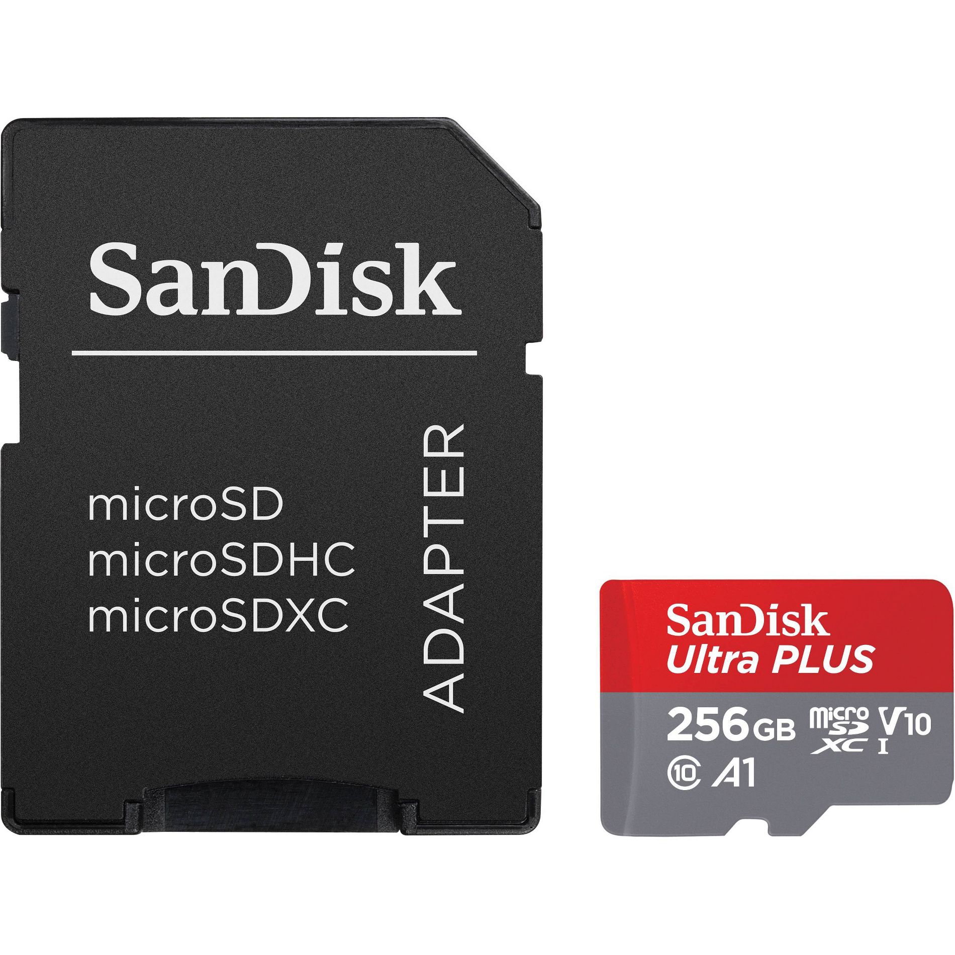 SanDisk Ultra PLUS 256GB microSD: High-Speed Memory Card for Computers