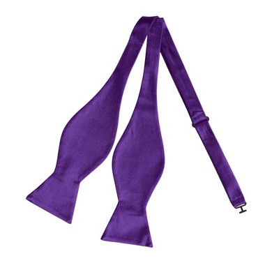 Allegra K Men's Solid Color Self-tied Formal Wedding Party Tuxedo Adjustable Bow Ties